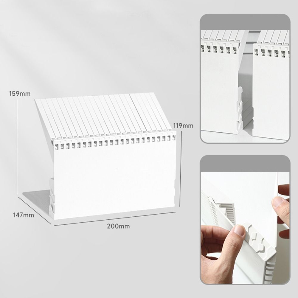 Thickened Piano Key Bookend High Quality Book Holder INS Organ Book Stand  Bookshelf