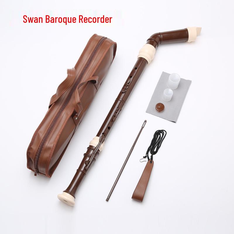 Блокфлейта-сопрано Baroque Swan, восьмидырочная флейта из АБС-пластика для учеников и взрослых