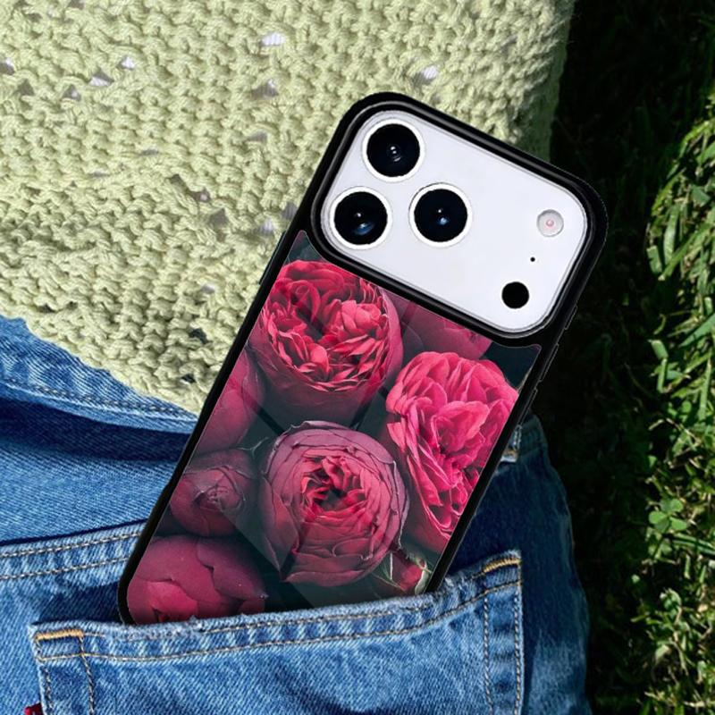 Пионы Красивый Цветок чехол для мобильного телефона Совместим с IPhone 17 16 15 14 13 12 11Pro Max 17 Air cover