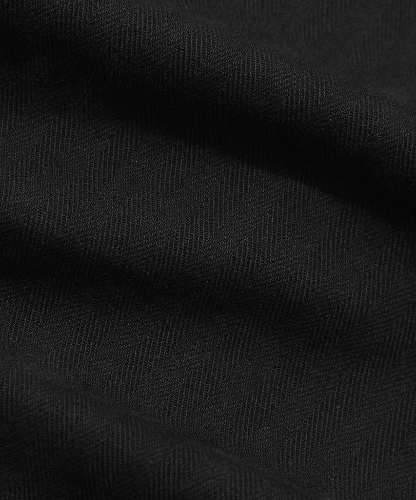 KIIMUIR Herringbone Cotton Bermuda Shorts_Black [Select Belt/Keyring]