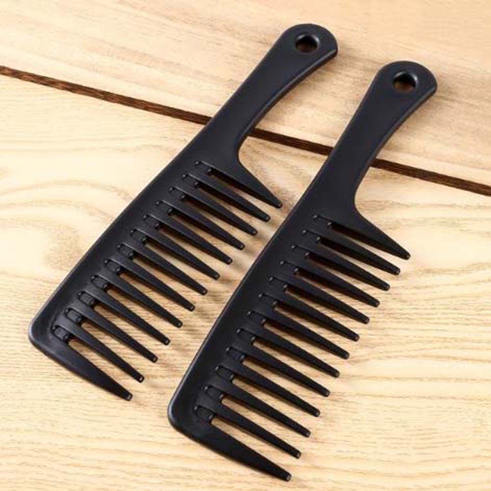 Heat Resistant Wide Tooth Comb Hair Accessories Wide Curly Hair Brush Portable Unisex