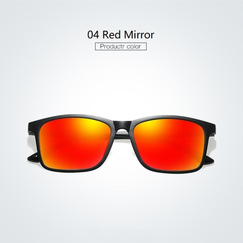 Ultra Light Sunglasses Men  Frame Polarized Driving Rectangle Vintage Glasses Luxury Brand Designer Glasses Man Uv400 No Box