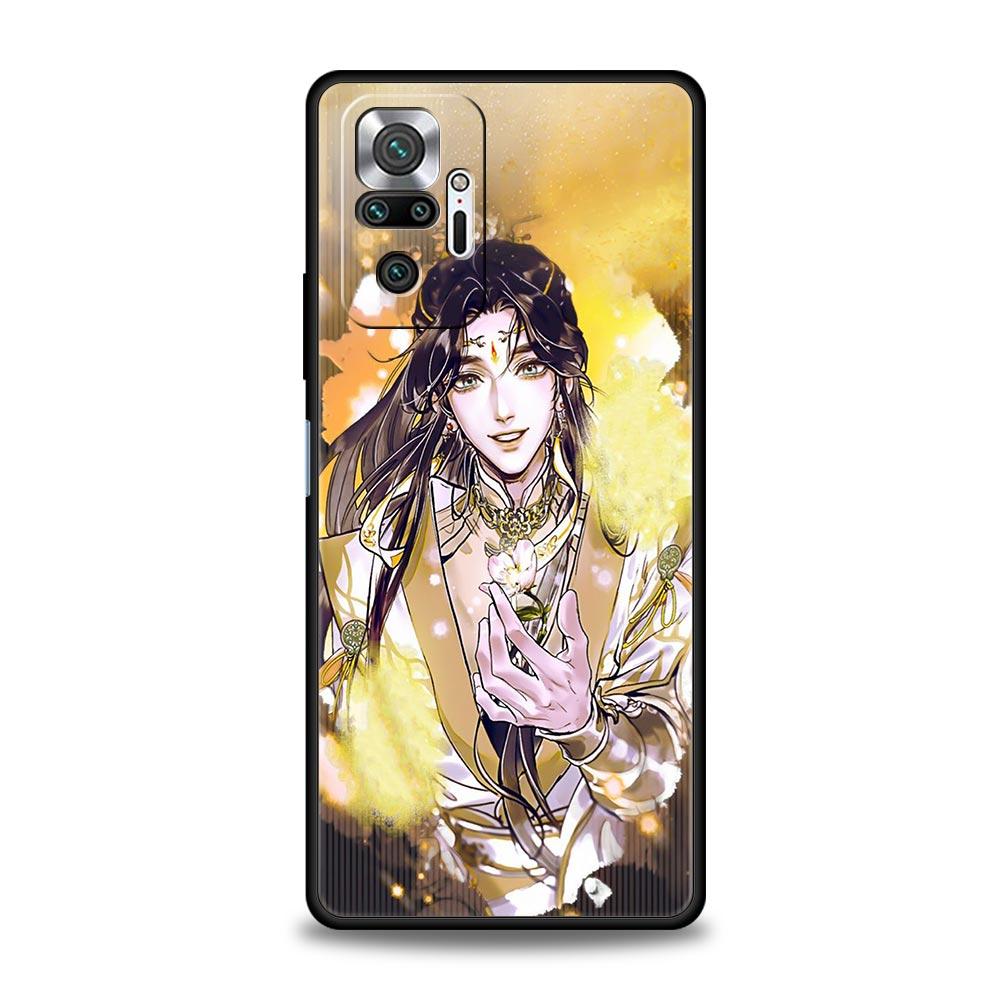 Чехол для телефона Cover для Redmi 14C 10C Note 15 14 13 12 10 11 Pro Plus K40 5G Мягкий ТПУ Ударопрочный Fundas Небесное Благословение Официального Лица