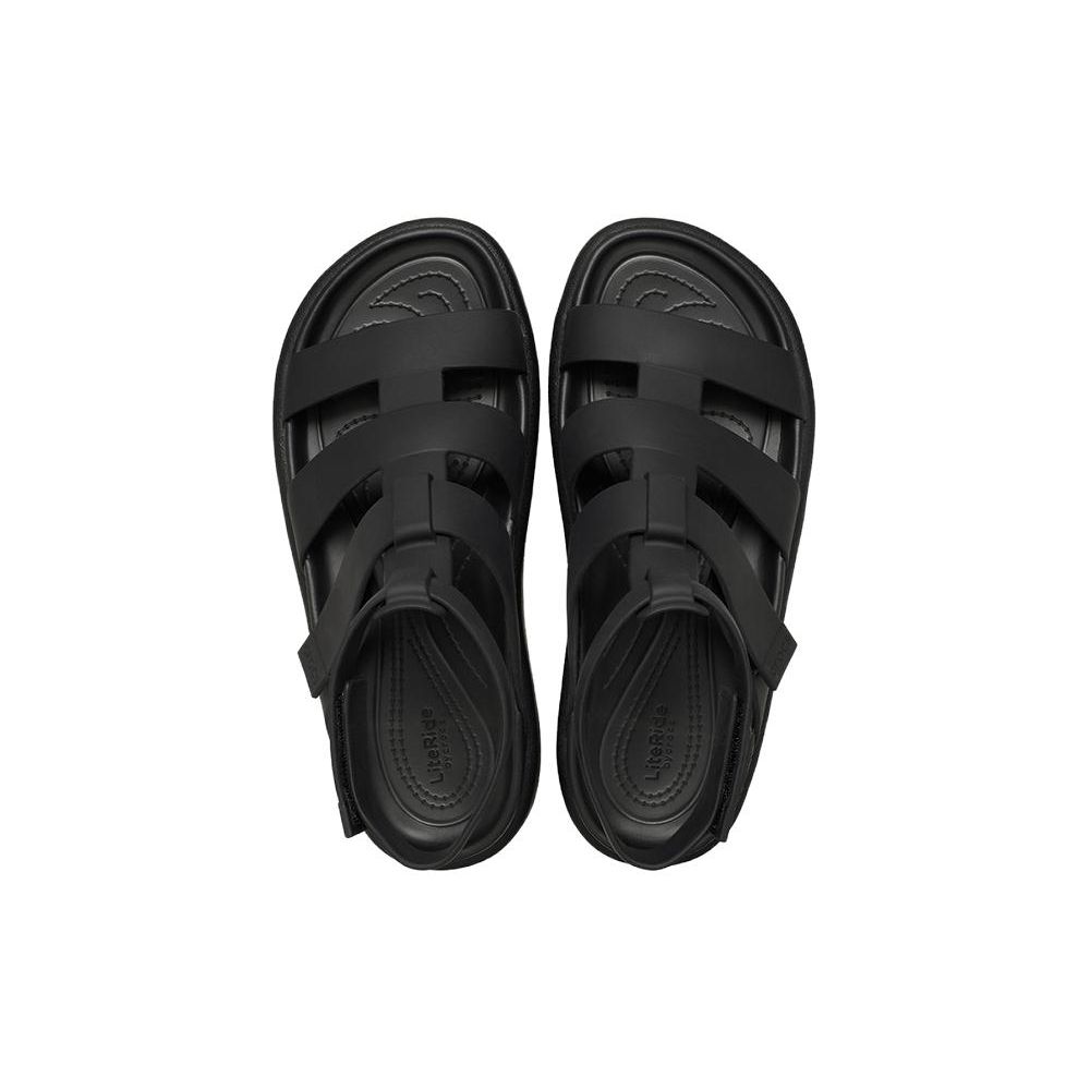 Crocs Comfortable Casual Roman Sandals Women Sandals Black 209557-060