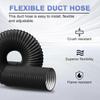 6 inch Dryer Vent Hose Insulated Exhaust Pipe Professional Air Ducting  Ventilation