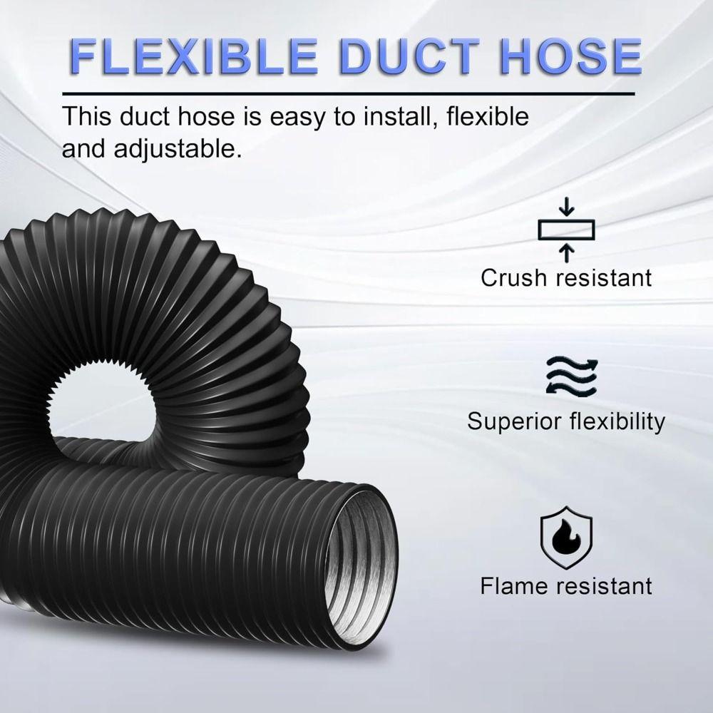 6 inch Dryer Vent Hose Insulated Exhaust Pipe Professional Air Ducting Ventilation