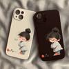 Силиконовый чехол для телефона 'Сердитая девочка' для IPhone 14 15 16 Plus для IPhone 13 14 15 12 11 16 Pro Max 12 Mini XS Max Защитный чехол из ТПУ