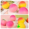 Fidget Toy Cartoon Peach PU Squishy Slow-Rising Stress Relief Kawaii Kids Squishies Toys Fruit Squeeze Balls Gift for Kids