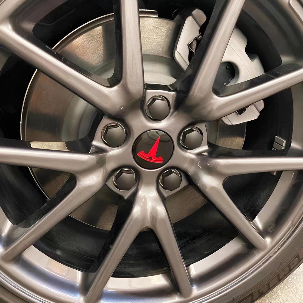 4pcs 56mm Black Silver Car Wheel Center Caps Rims Hub Cover Logo for Tesla Model 3 Y X S Hubcaps Auto Accessories