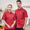 High-End Chef Uniform - Men's Long Sleeve & Women's Short Sleeve for Restaurants & Hotels