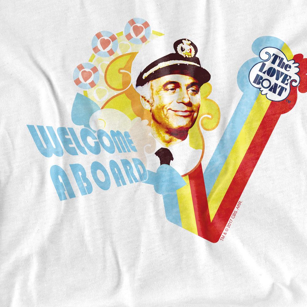 The Love Boat Unisex Adult Welcome Aboard T-Shirt