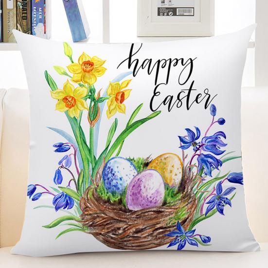 Пасхальная наволочка, удобная, создающая атмосферу, моющаяся, стильная, Счастливой Пасхи, весенняя наволочка, домашний декор, повседневное использование