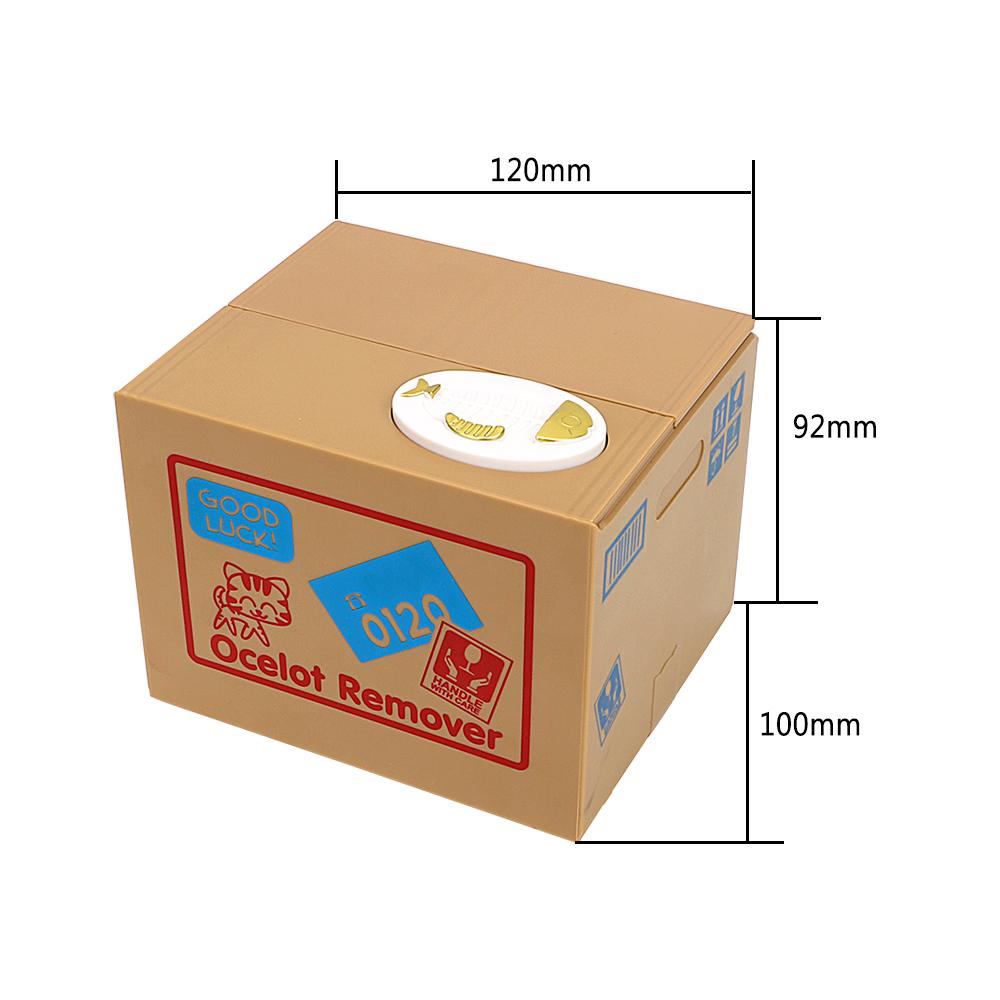 Автоматизированная копилка «Панда-кошка» Горячая распродажа Коробка для сбережения денег Копилки Милый детский подарок Электронные денежные ящики Домашний декор