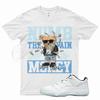 Белая футболка NUMB для J1 11 Low Legend Blue - Easter Concord Space