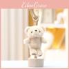 Plush Bear Cuter Doll With Super Soft Short Pile For Dolls And Pendant Bag