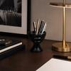 Настольный Декор-Украшение из PLA, 3D-Печатный Цветочный Горшок в Форме Губ, Художественный Скульптурный Горшок с Матовым Покрытием, Многофункциональный Минималистичный Горшок для Рабочего Стола