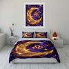 Golden Leo Zodiac Bedding Set Bedding Duvet Cover Set Duvet Cover Pillowcases  (1 * Duvet Cover 2 * Pillowcases, without duvet insert)