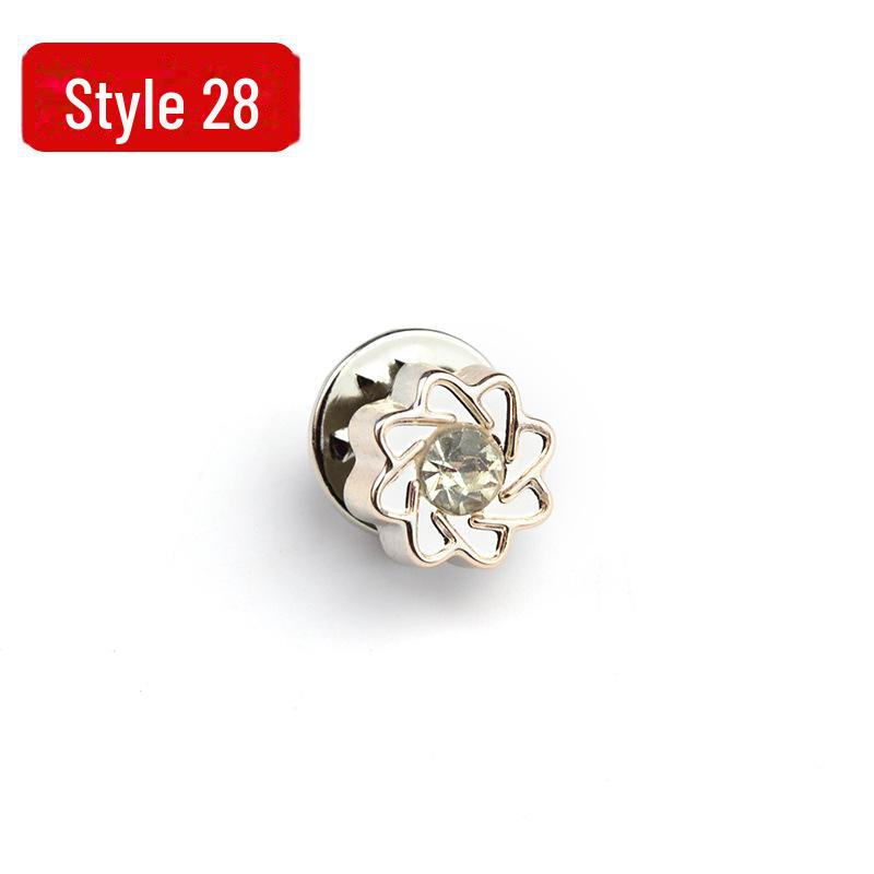 Anti-Exposure, Concealed, Removable and Sew-Free Pearl Shirt Brooch Buttons