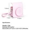 Чехол для камеры Instax Mini 13 из ПУ кожи, мягкий защитный чехол, дорожная сумка для пленочной камеры Fujifilm с плечевым ремнем