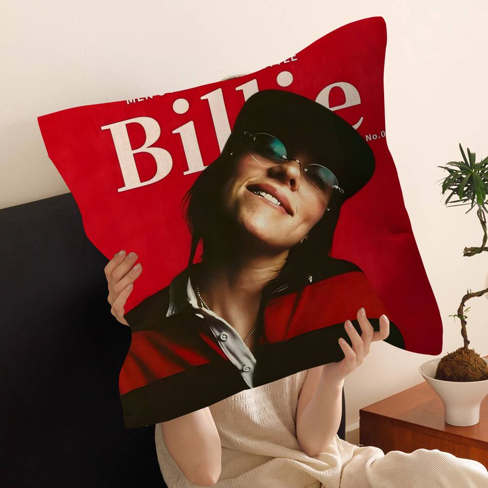 Горячая певица B-Billie E-Eilish Кленовый дизайн Наволочка Счастливый Осенний Урожай декор Праздничный Декор Наволочка