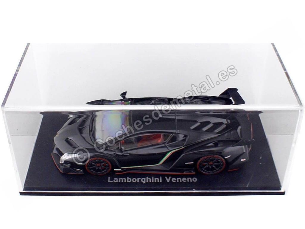 Kyosho Original Lamborghini Veneno Line Готовый продукт 1/43 Черный/Красный