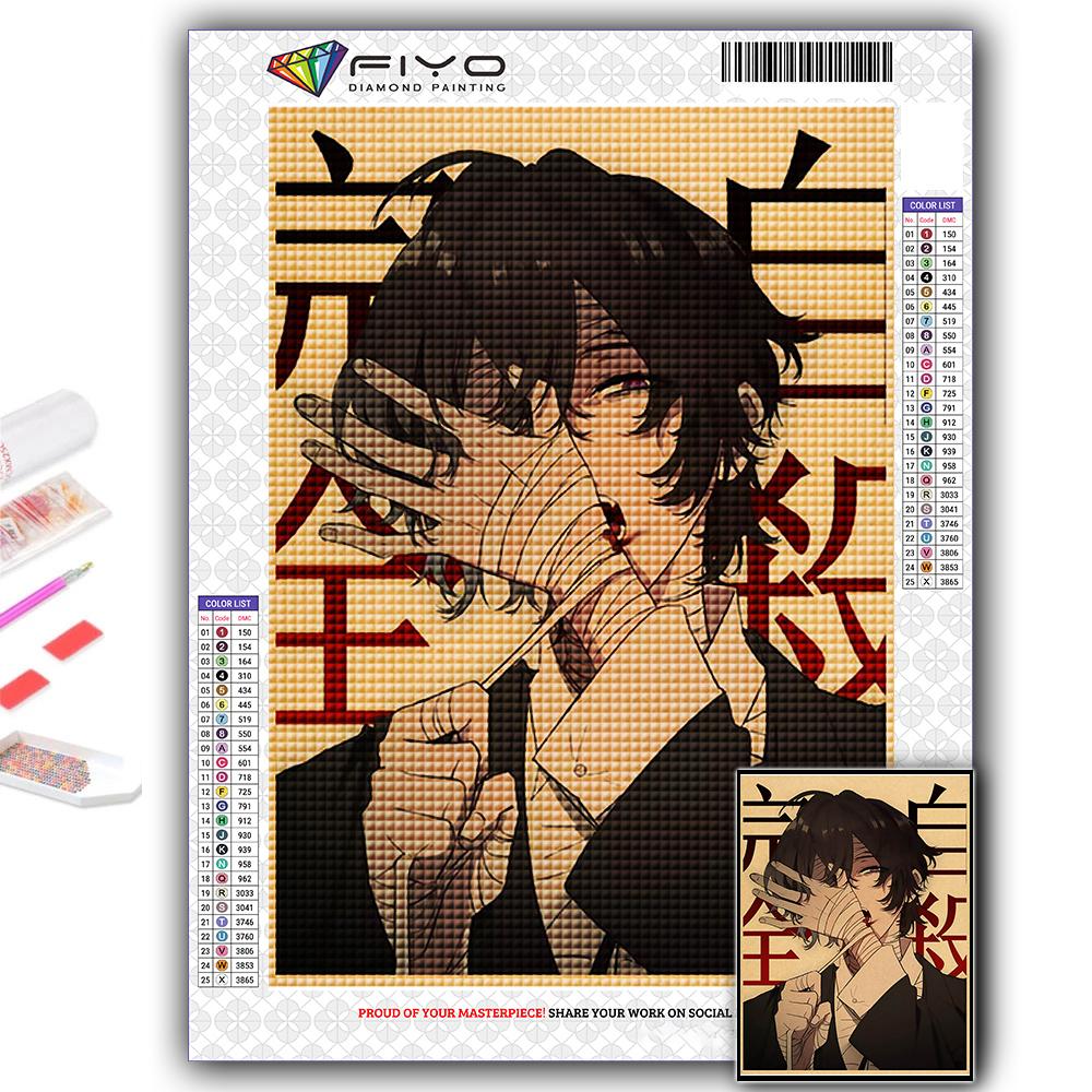 DIY 5D алмазная живопись аниме Bungou бродячие собаки набор для вышивки крестом полная дрель вышивка мозаика художественная картина стразы подарок