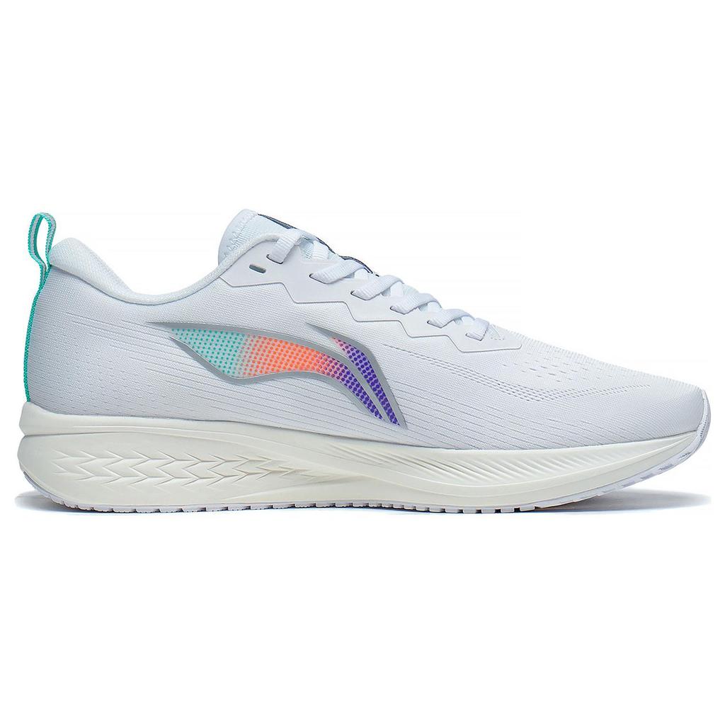 Li Ning Red Rabbit 6 Stable Support Soft Upper Wear Resistant Breathable Low Top Running Shoes Men Running Shoes White ARMT015-4