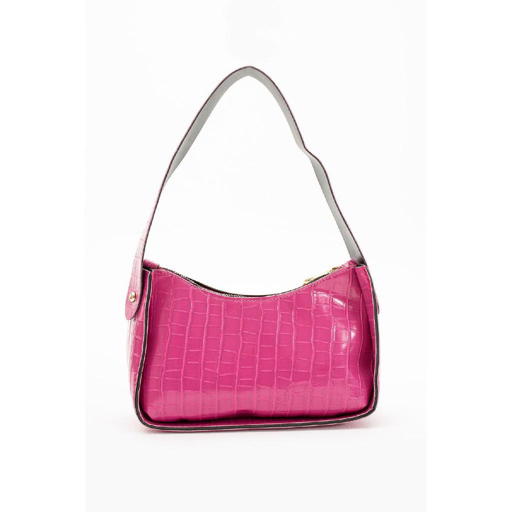 Women's 2 Pack Crocodile Patterned Baguette Bag Stylish Handbag Suitable For Daily Use