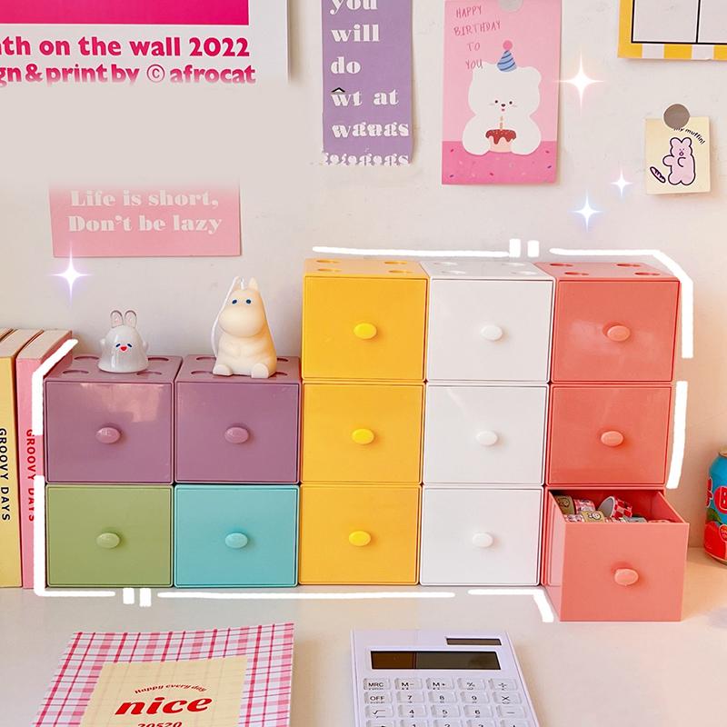 Настольный квадратный ящик для хранения макарон Ящик для хранения Комбинированный ящик для хранения строительных блоков Ящик для хранения косметики Ящик для хранения ювелирных изделий