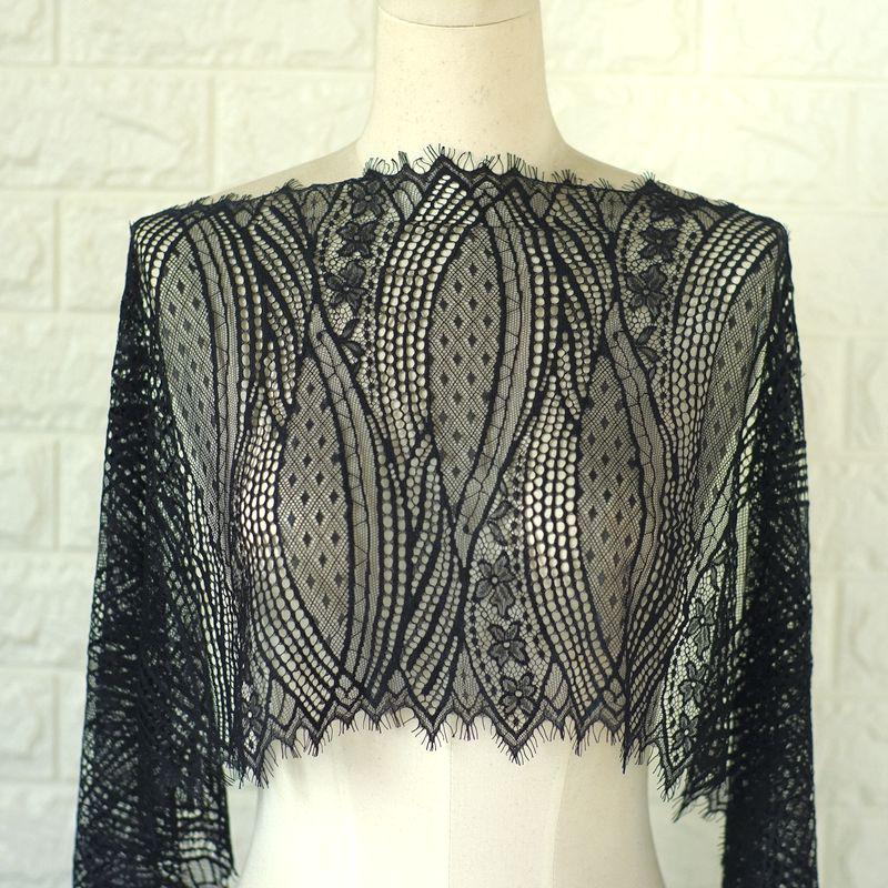 3 meters Eyelash Lace Trim,Handmade DIY clothing lace accessories French eyelash embroidery lace