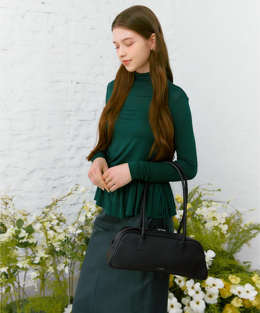 Clave Ruby Black Shoulder Bag