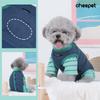 Небольшая разница в цвете одежды для собак, плюшевая теплая одежда на четырех лапах для осени и зимы, домашняя одежда для питомцев для защиты от холода