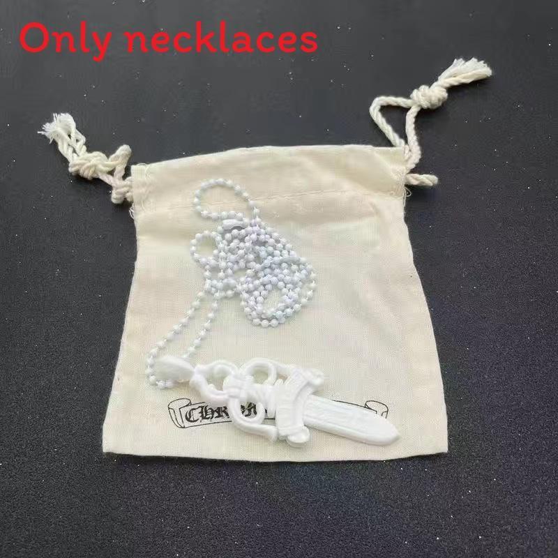 Силиконовое ожерелье с готическим мечом-крестом, разноцветное, для модной повседневной носки