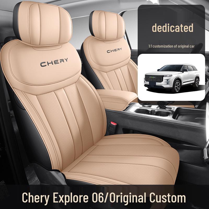 Универсальная полностью кожаная подушка на сиденье автомобиля для 2006 Explore, пятиместная, всесезонная - новая модель