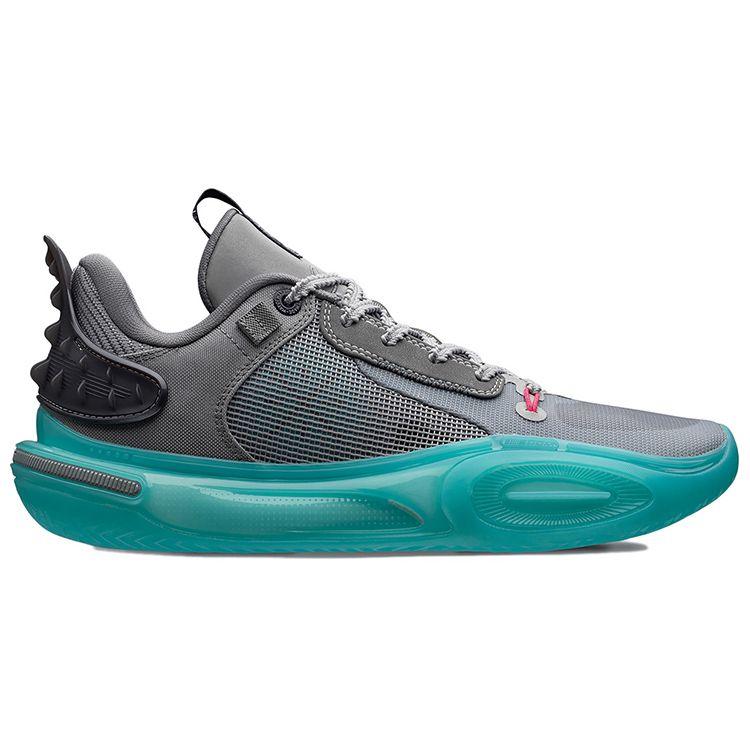 Li-Ning Wade All City 11 Team No Sleep Men Sneakers Grey Blue ABAT005-5