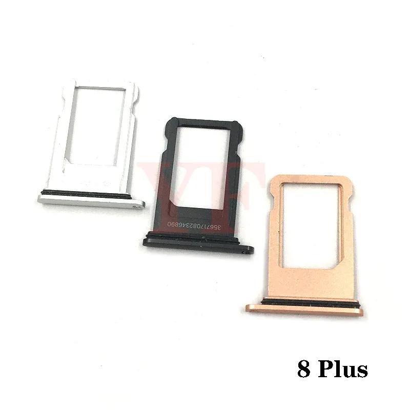 100pcs Sim Tray Holder For Iphone 6 6S 7 8 Plus X XS Max 11 12 Pro Mini SIM Card Tray Slot Holder Adapter Socket Repair Parts