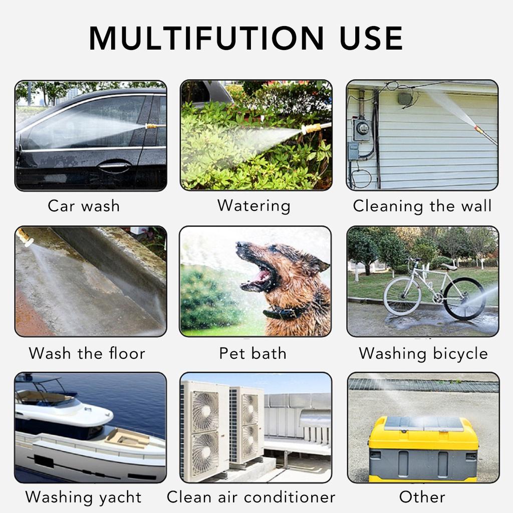88 В Ручная Беспроводная Мойка Высокого Давления для Автомобиля Автоматический Распылитель Мойка для Автомобиля Очиститель Подходит для Аккумулятора 1000 Вт