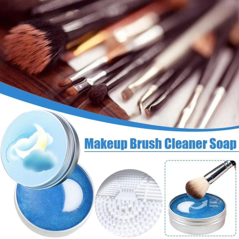 Waterproof Makeup Brush Cleaner Soap Deeply Cleans Washing Soap for Makeup Brushes & Sponges