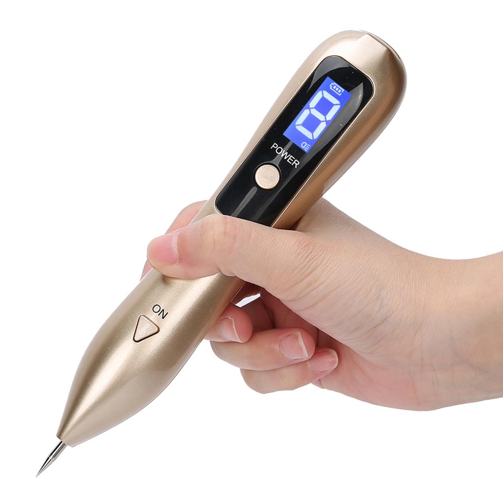 Ручка для удаления родинок 9 скоростей Регулировка Удаление темных пятен веснушек с синим светом