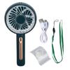 Ручной вентилятор Портативный мини-вентилятор Четырехскоростной USB-вентилятор с поддержкой мобильного телефона для офиса Зеленый