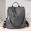 Women's Backpack Solid Color Large Capacity Travel Bag Patchwork Mother Bag
