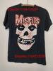 Футболка The Misfits с изображением черепа 90-е Y2K Cinder Block Danzig Винтажная дизайнерская одежда Уличная мода Унисекс Модная Мягкая