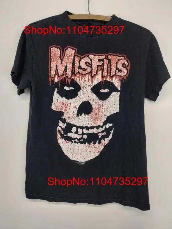 Футболка The Misfits с изображением черепа 90-е Y2K Cinder Block Danzig Винтажная дизайнерская одежда Уличная мода Унисекс Модная Мягкая