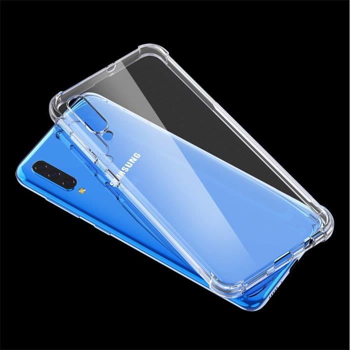 Case - Samsung - Galaxy A50 - Transparent - Shockproof - Silicone