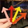 5pcs Simple and Creative Fun Arrow Hair Clip, Edge Clip Headband, Candy Color One Character Clip Hair Clip, Hair Accessoires