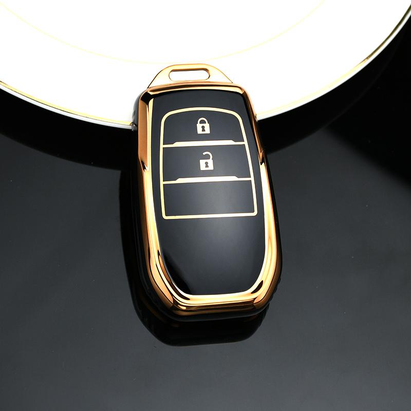 Чехол для дистанционного ключа с 2/3/4 кнопками, брелок для Toyota Fortuner Rav4 Highlander Yaris Auris Camry Land Cruiser Prado 150 Mark X Venza