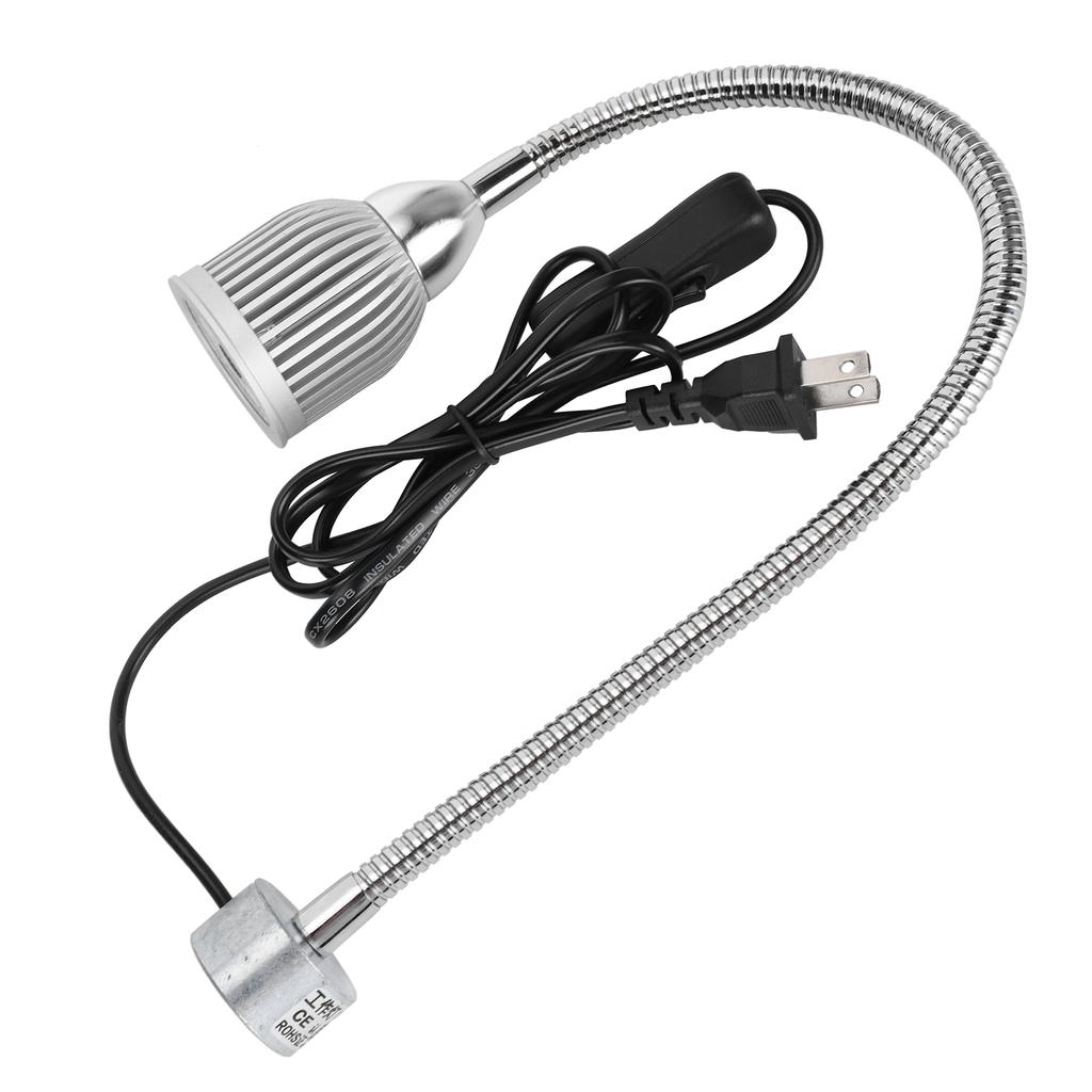 7W LED Sewing Machine Light Flexible Work Lamp with Magnet Base for Workbench Lathe