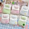 Cute Mini Fluffy Plush Doll Sleeping Bag Plush Doll Bed Soft Sleeping Bag Mini Doll Room Decoration Furniture Doll Accessories
