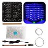 ICubeSmart 3D8C-BLUE 8x8x8 Светодиодный куб DIY Электронный набор, Светодиодный куб Практика пайки, Хобби Электронный набор для творчества