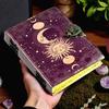 Sun & Moon Leather Journal: Vintage Spell Book of Shadows Grimoire